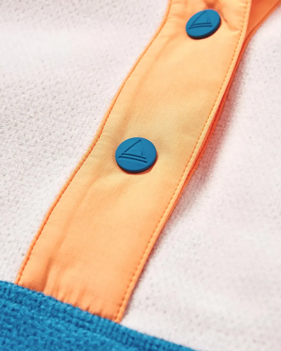 Fleece|Fleece>Passenger Snowdrop Pullover Recycled Polartec® Fleece Corsair/ Vintage White