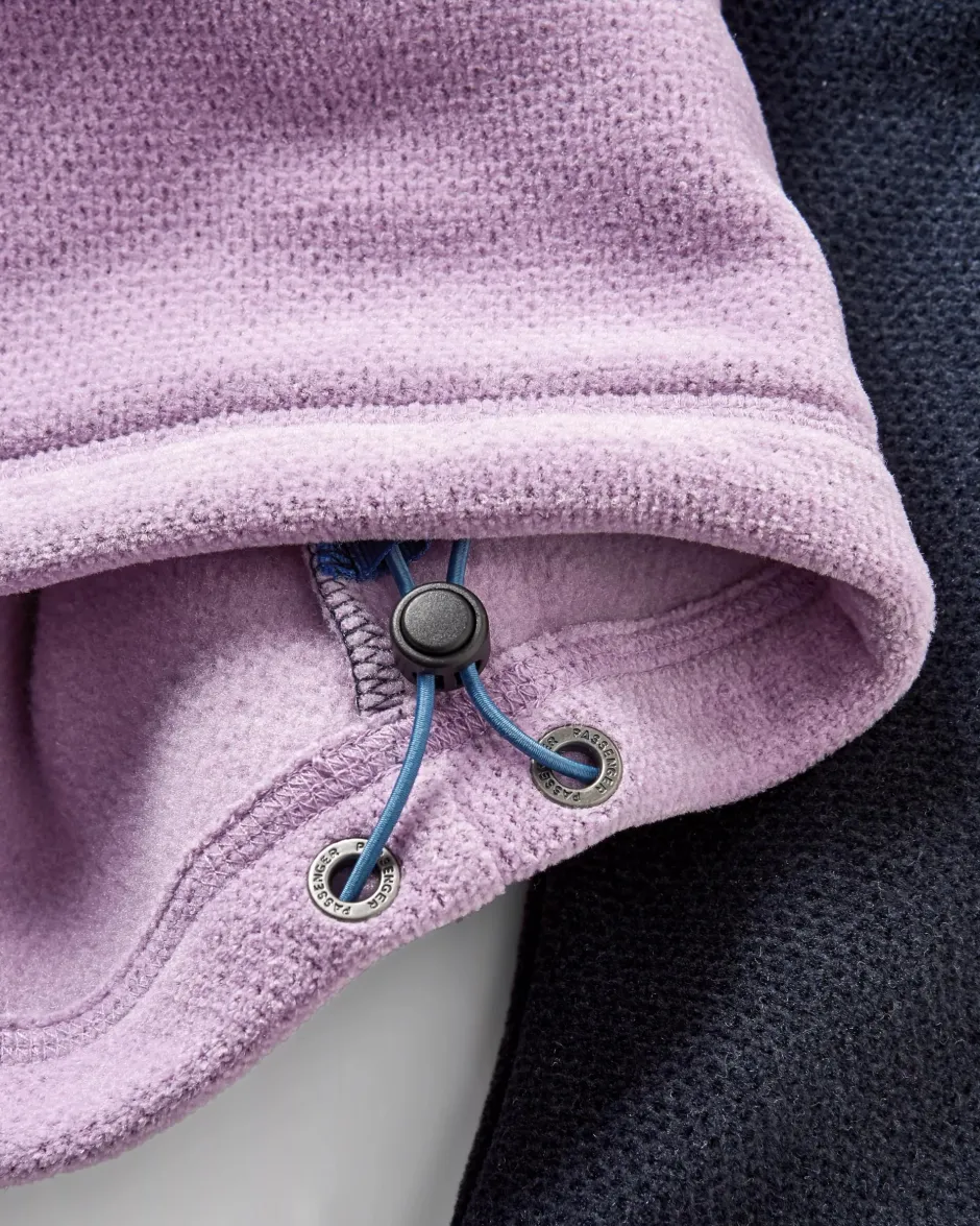 Fleece|Fleece>Passenger Snowdrop Pullover Recycled Polartec® Fleece Lilac/ Deep Navy