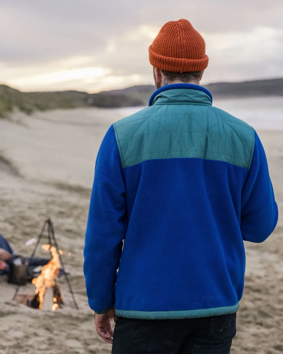 Fleece|Fleece>Passenger Solace Recycled Sherpa-Lined Polar Fleece True Blue