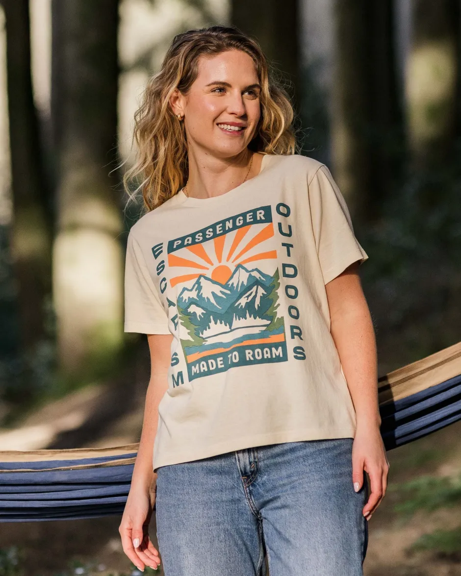 Tops & T-Shirts>Passenger Solitude Recycled Cotton Oversized T-Shirt Birch