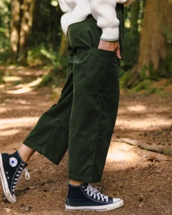 Dungarees & Pants>Passenger Someday Cord Trouser Fir Tree