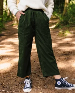 Dungarees & Pants>Passenger Someday Cord Trouser Fir Tree