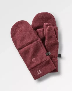 Accessories|Men's Outlet>Passenger Stem Recycled Polar Convertible Mittens Wine
