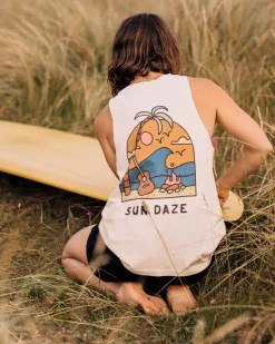 Tank Tops|Tops & T-Shirts>Passenger Sundaze Recycled Cotton Tank Top Birch