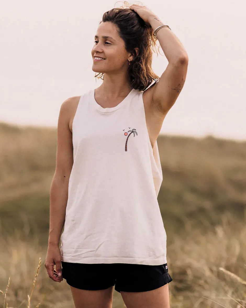 Tank Tops|Tops & T-Shirts>Passenger Sundaze Recycled Cotton Tank Top Birch