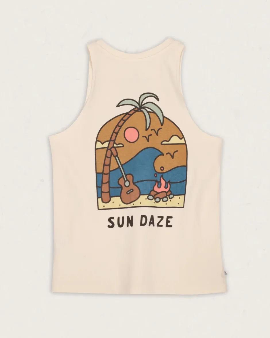 Tank Tops|Tops & T-Shirts>Passenger Sundaze Recycled Cotton Tank Top Birch