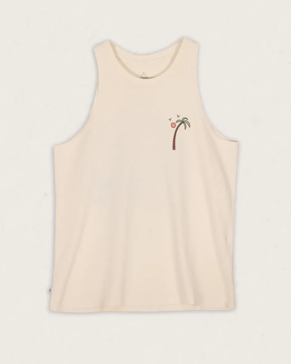 Tank Tops|Tops & T-Shirts>Passenger Sundaze Recycled Cotton Tank Top Birch