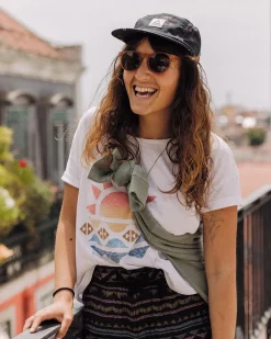 Tops & T-Shirts>Passenger Sunray Recycled Cotton T-Shirt White