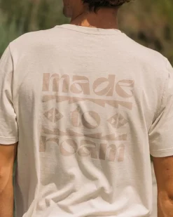 T-Shirts & Tank Tops|Men's Outlet>Passenger Sunrise Recycled Cotton T-Shirt Milky Marl