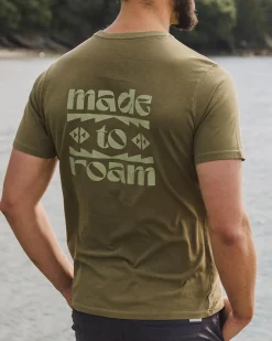 T-Shirts & Tank Tops|Men's Outlet>Floris van Bommel Sunrise Recycled Cotton T-Shirt Loden Green