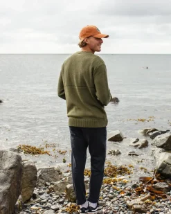 Knitwear|Best Sellers>Passenger Swell Knitted Jumper Khaki