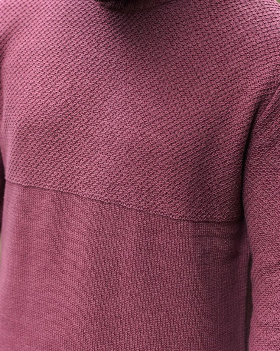 Knitwear|Winter Road Trip Essentials>Passenger Swell Knitted Jumper Crushed Berry