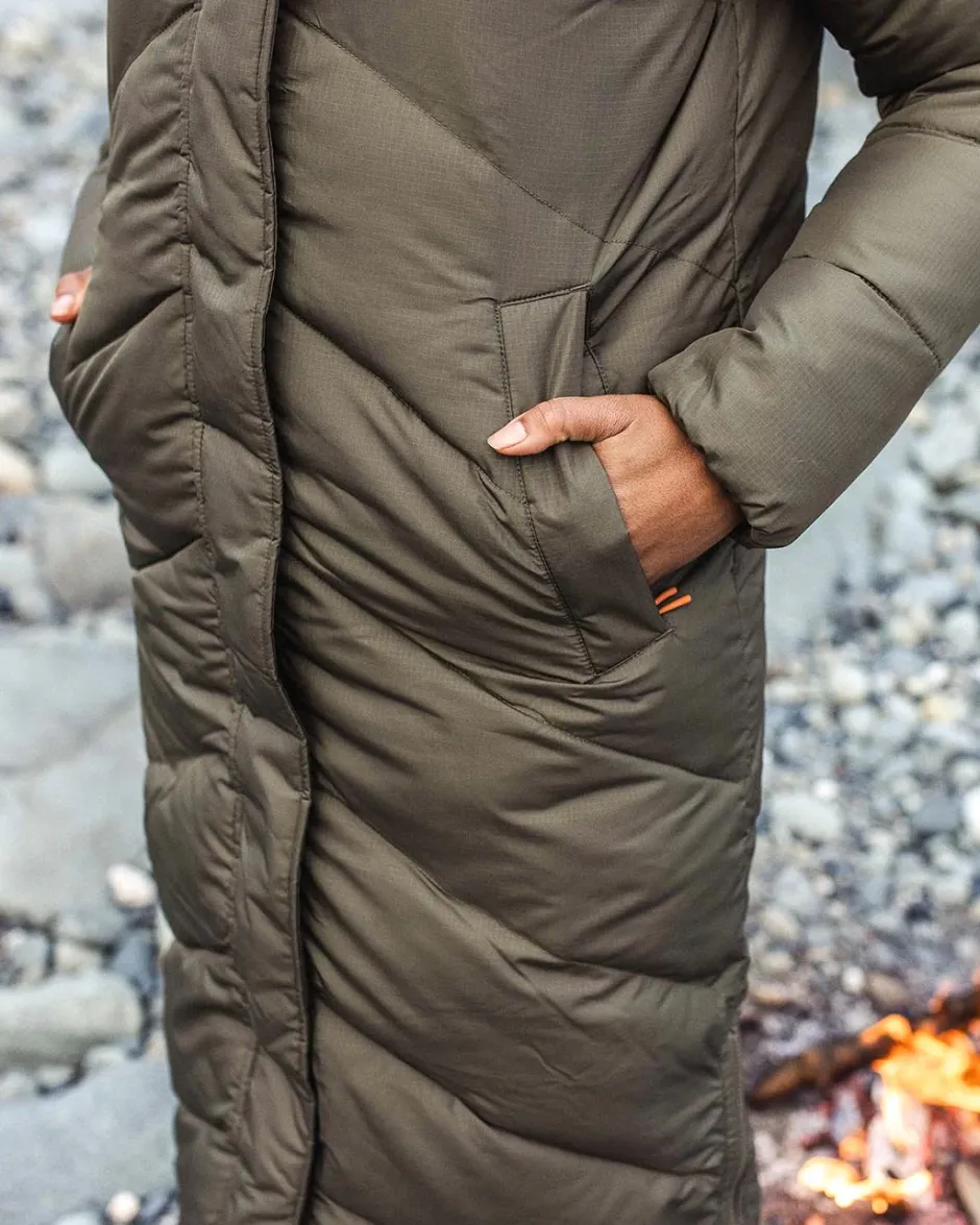Women's Outlet|Women's>Passenger Tasman Long Recycled Insulated Jacket Dusty Olive