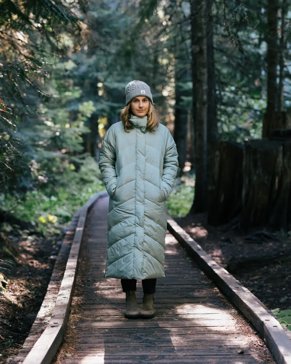 Insulated|Women's Outlet>Passenger Tasman Recycled 2.0 Long Insulated Jacket Pistachio
