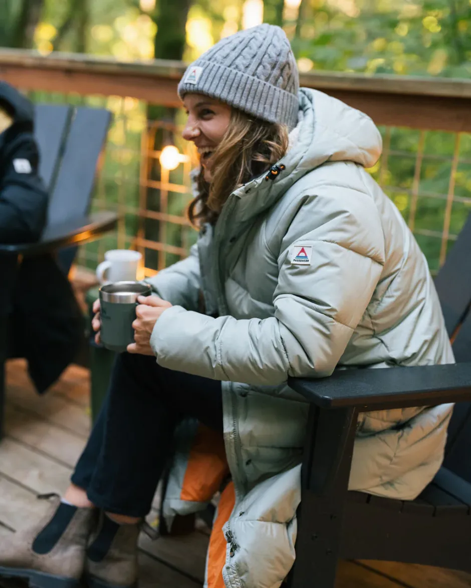Insulated|Women's Outlet>Passenger Tasman Recycled 2.0 Long Insulated Jacket Pistachio