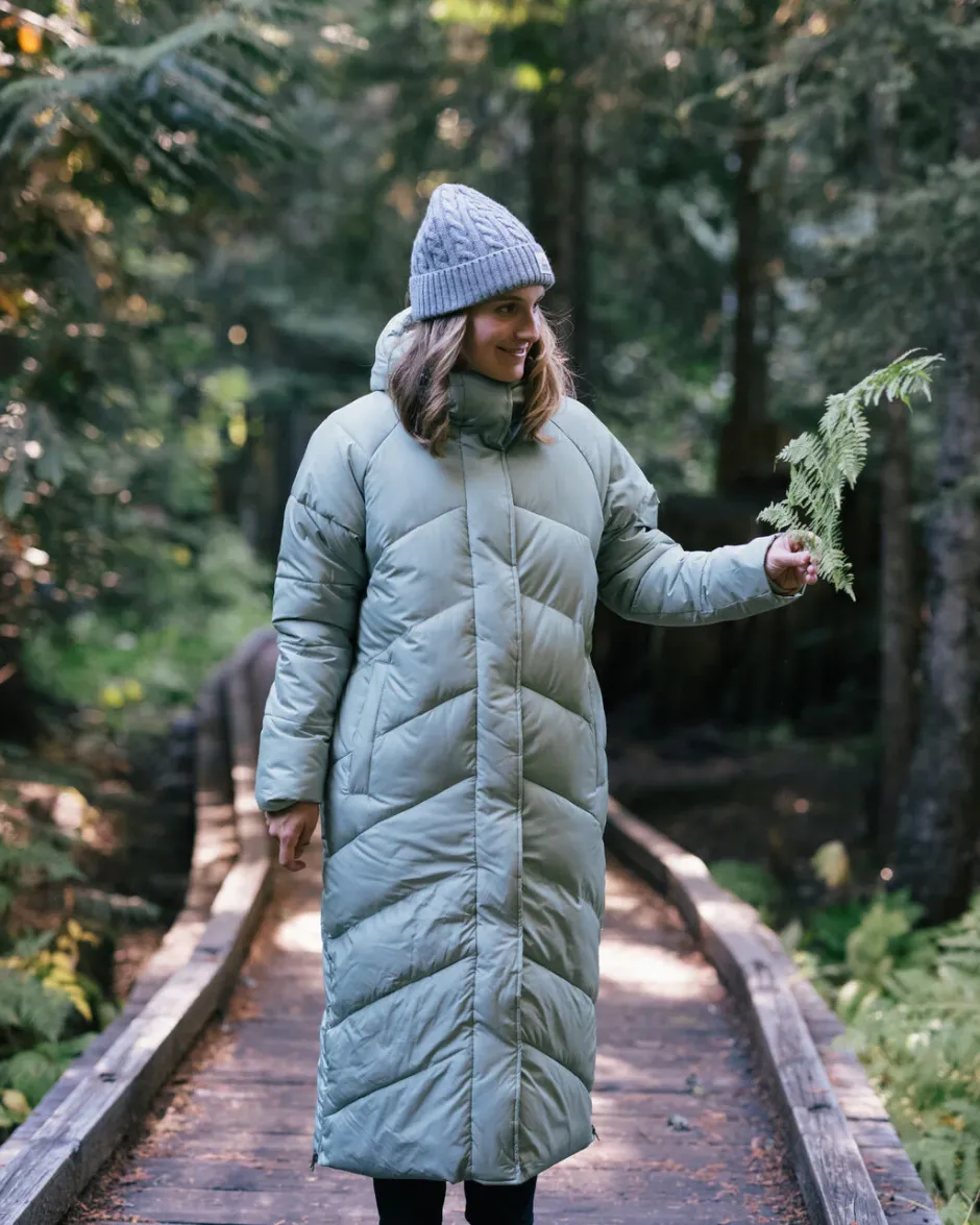 Insulated|Women's Outlet>Passenger Tasman Recycled 2.0 Long Insulated Jacket Pistachio