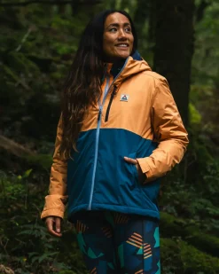 Insulated|Activewear>Passenger Terrain Insulated Water Resistant Jacket Corsair Blue/ Apricot