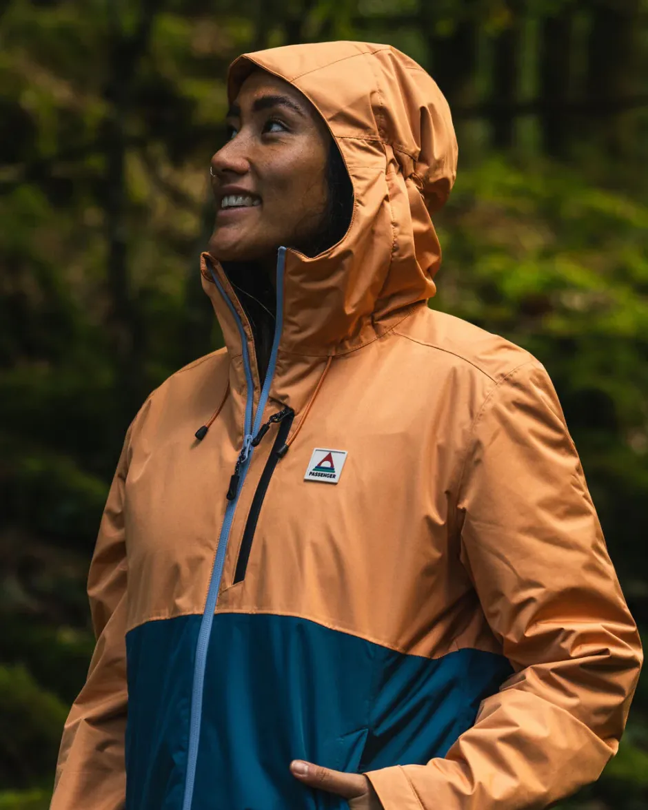 Insulated|Activewear>Passenger Terrain Insulated Water Resistant Jacket Corsair Blue/ Apricot