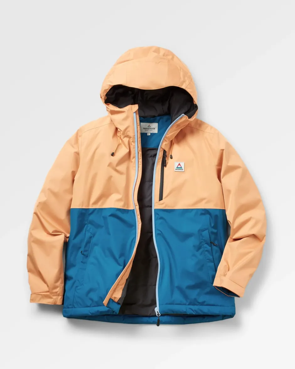 Insulated|Activewear>Passenger Terrain Insulated Water Resistant Jacket Corsair Blue/ Apricot