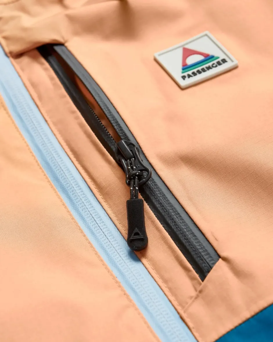Insulated|Activewear>Passenger Terrain Insulated Water Resistant Jacket Corsair Blue/ Apricot