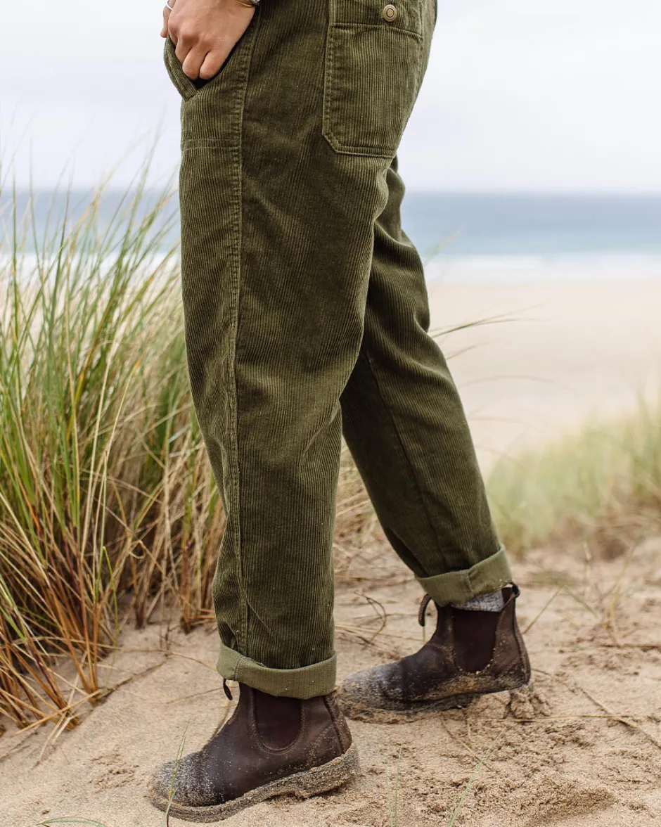 Dungarees & Pants|Women's Outlet>Passenger Tiaga Cord Dungarees Khaki