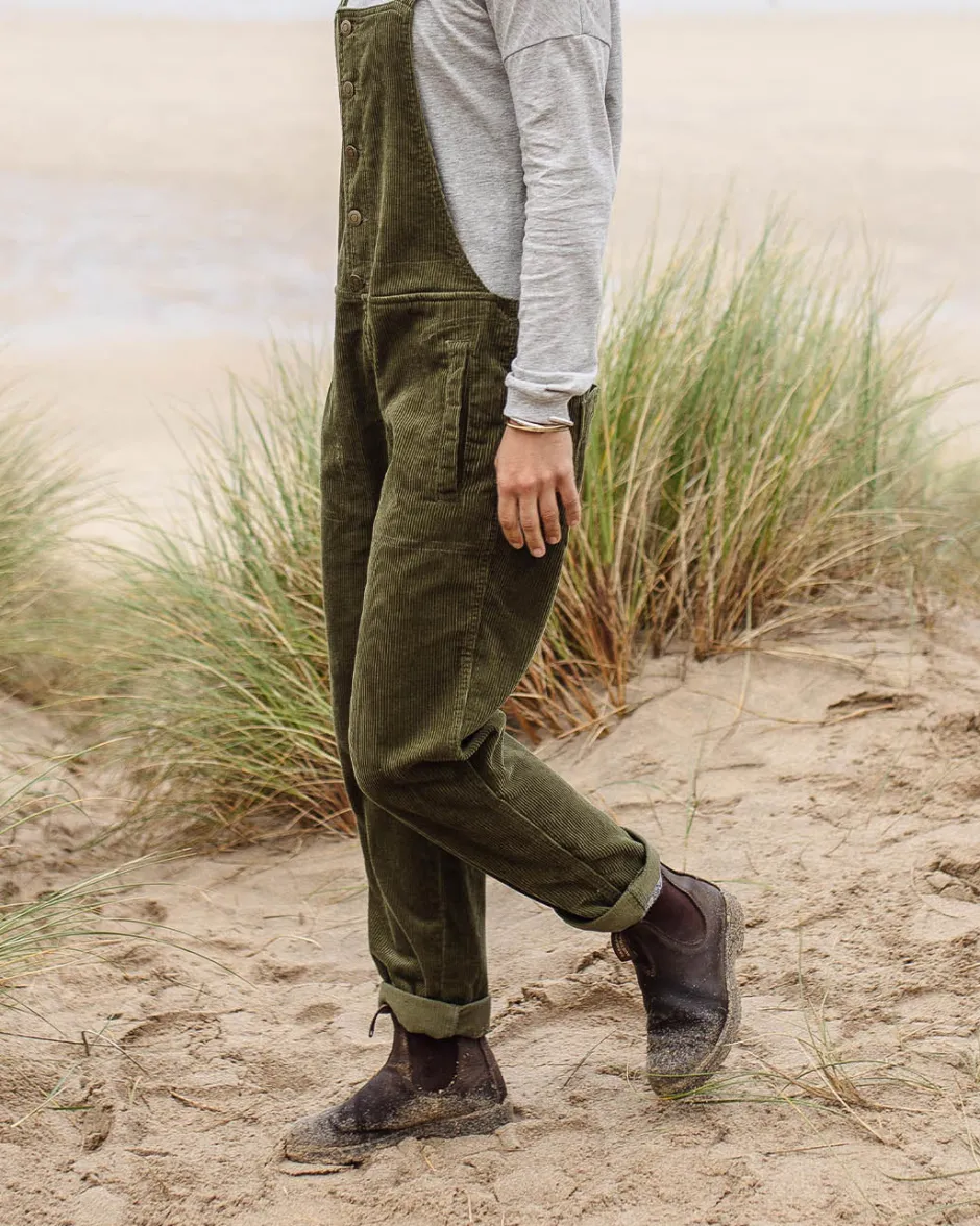 Dungarees & Pants|Women's Outlet>Passenger Tiaga Cord Dungarees Khaki