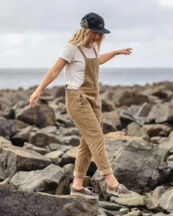 Dungarees & Pants|Women's Outlet>Passenger Tiaga Cord Dungarees Biscuit