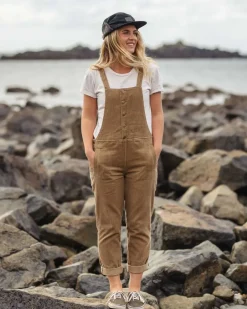 Dungarees & Pants|Women's Outlet>Passenger Tiaga Cord Dungarees Biscuit