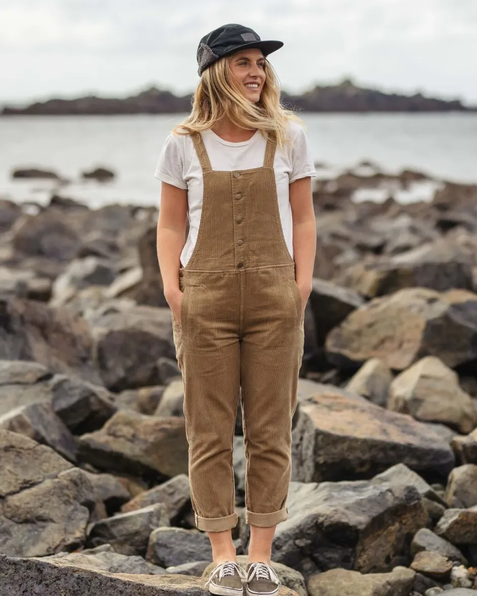 Dungarees & Pants|Women's Outlet>Passenger Tiaga Cord Dungarees Biscuit