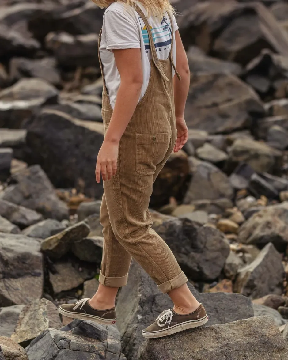 Dungarees & Pants|Women's Outlet>Passenger Tiaga Cord Dungarees Biscuit