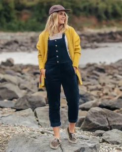 Dungarees & Pants|Women's Outlet>Passenger Tiaga Cord Dungarees Deep Navy