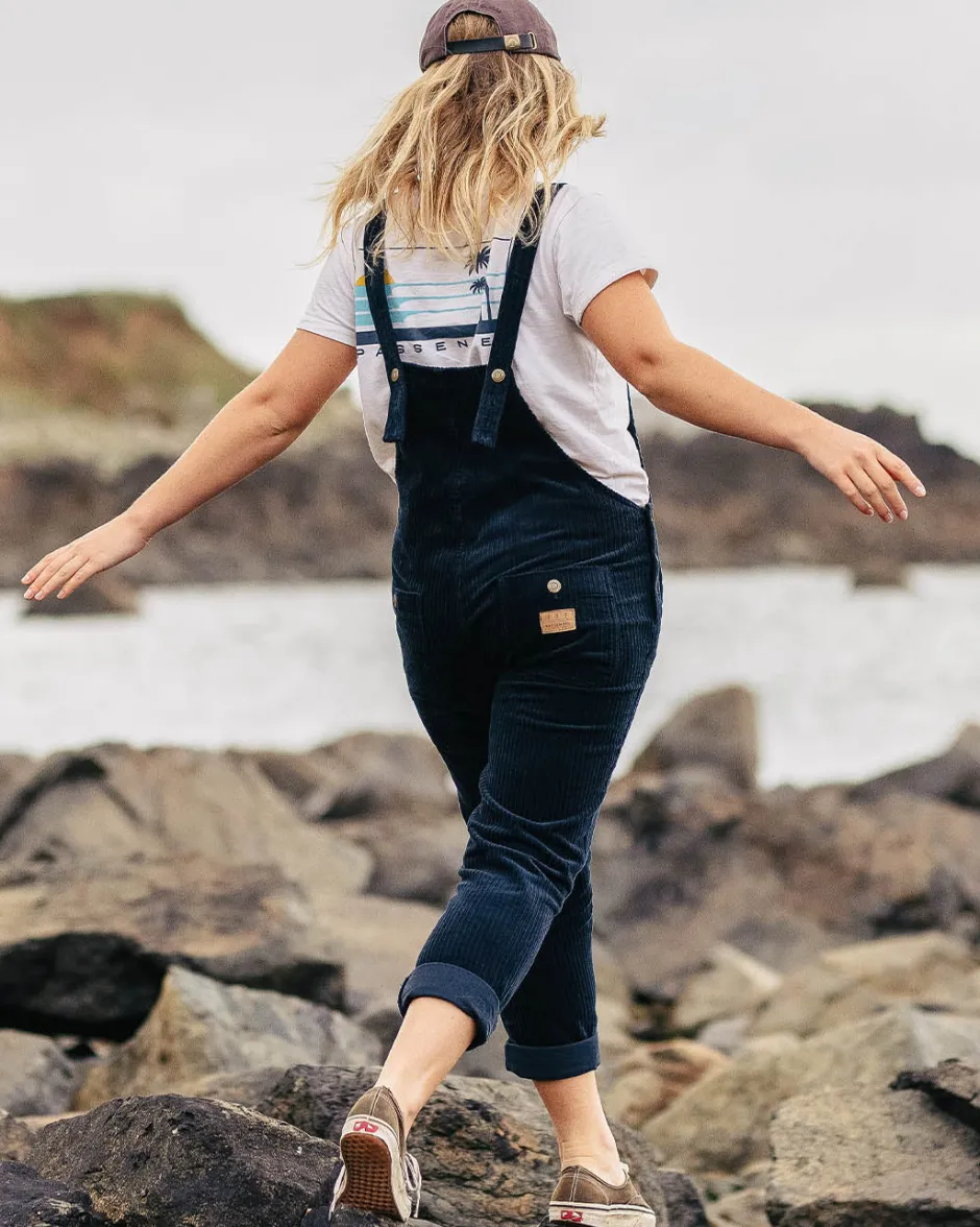 Dungarees & Pants|Women's Outlet>Passenger Tiaga Cord Dungarees Deep Navy
