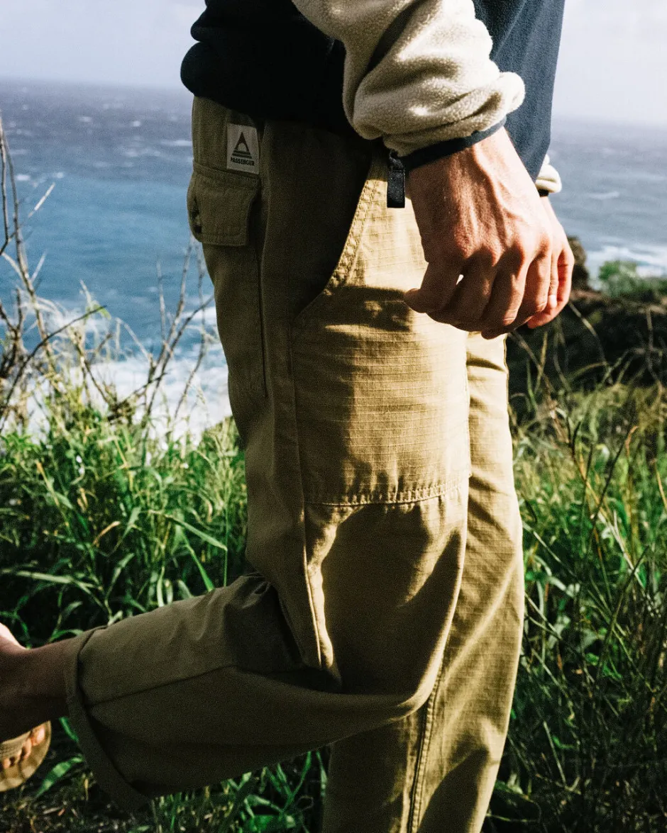 Pants|Men's Outlet>Floris van Bommel Timeless Organic Cotton Crop Pants Biscuit