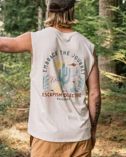 Men's Outlet|Men's>Floris van Bommel Tizana Recycled Cotton Vest Milky Marl