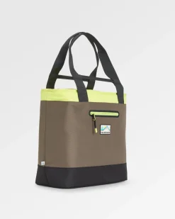 Backpacks & Bags|Backpacks & Bags>Floris van Bommel Tote Recycled Cooler Bag Khaki Multi