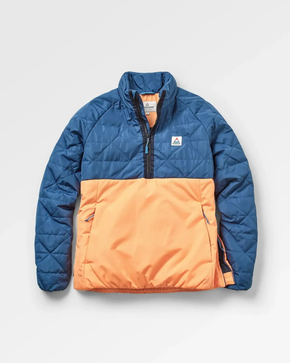 Water Resistant|Insulated>Passenger Trace Recycled Thermore® Insulated Jacket Dark Denim/ Apricot
