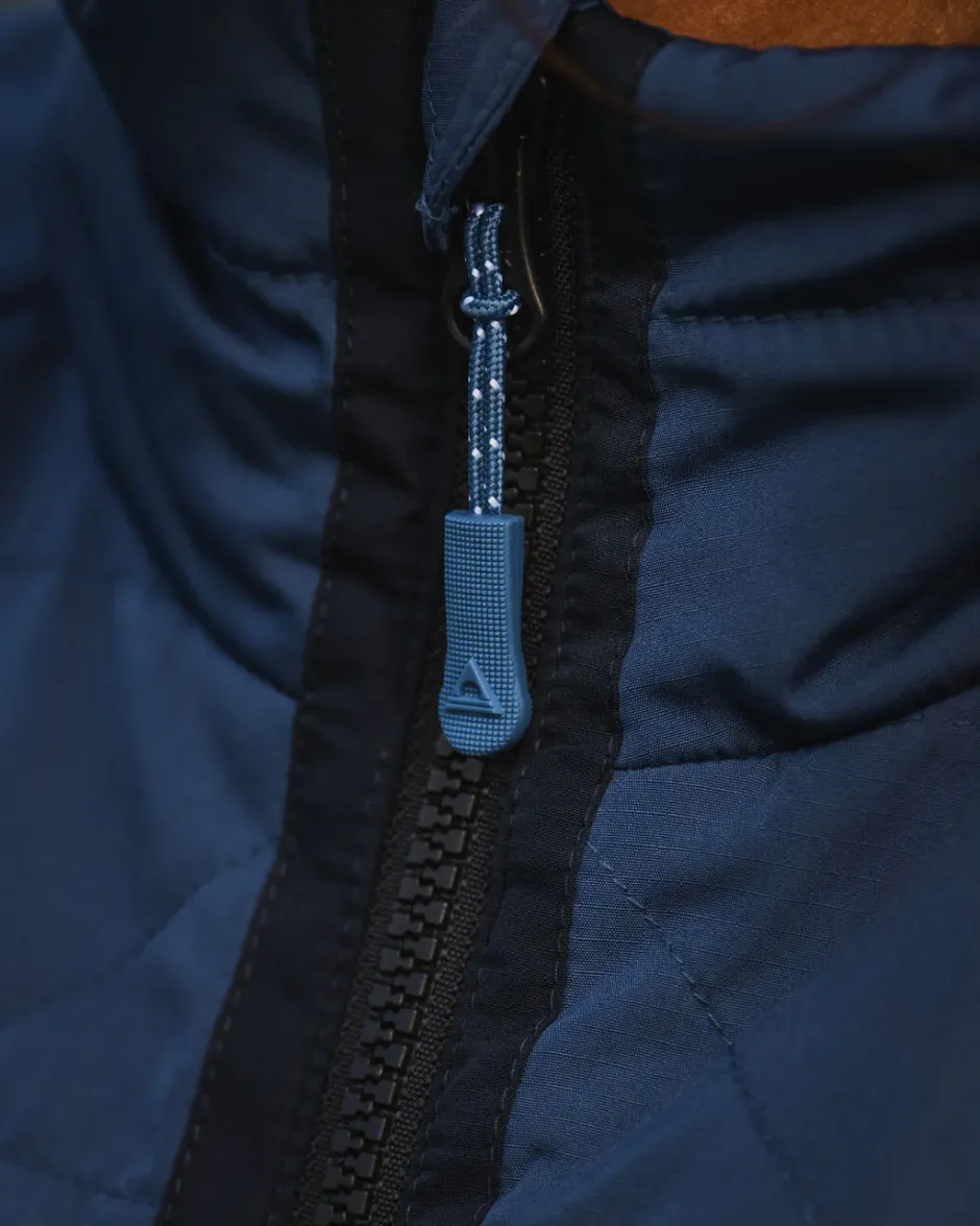 Water Resistant|Insulated>Passenger Trace Recycled Thermore® Insulated Jacket Dark Denim/ Apricot