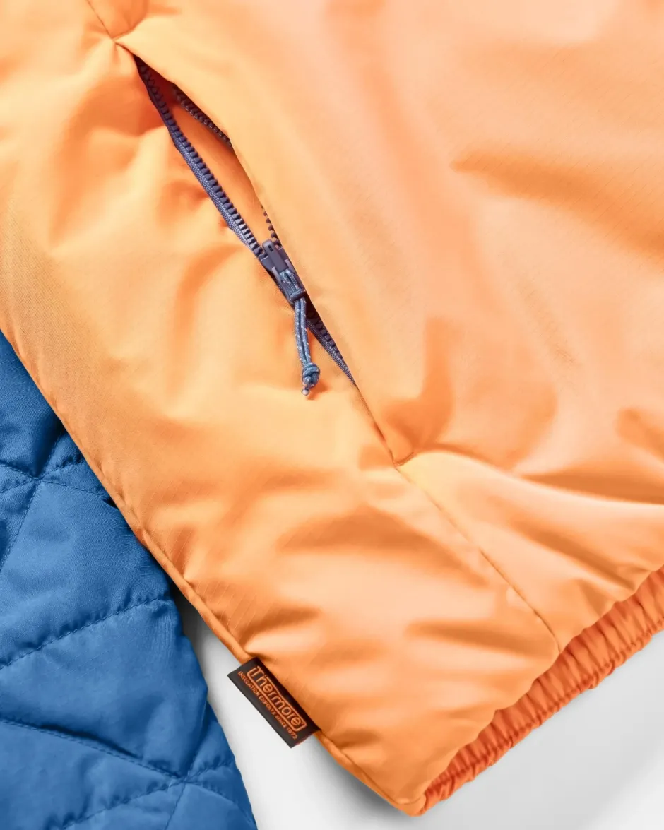 Water Resistant|Insulated>Passenger Trace Recycled Thermore® Insulated Jacket Dark Denim/ Apricot