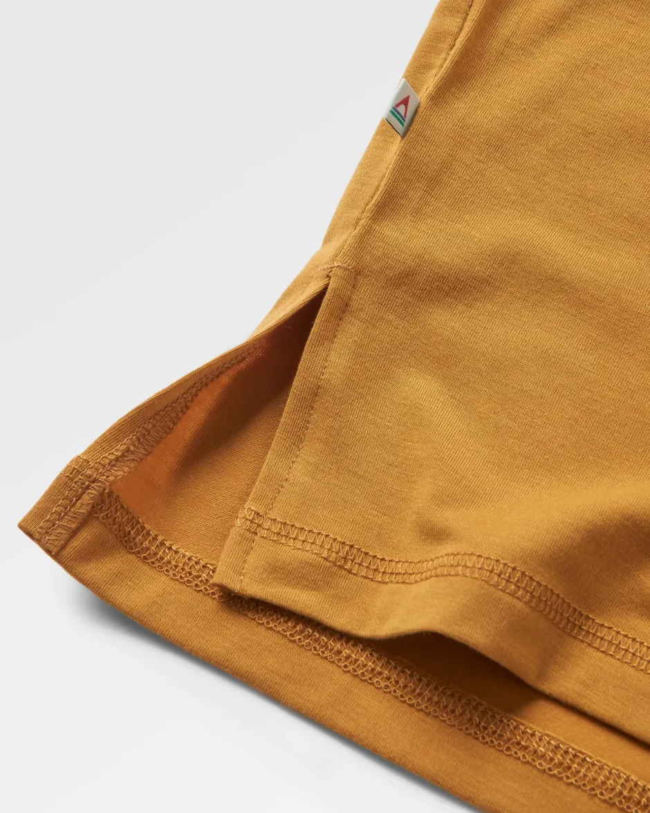 Activewear|T-Shirts & Tank Tops>Floris van Bommel Trail Active Recycled T-shirt Dusty Ochre