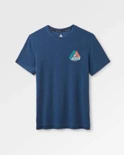 T-Shirts & Tank Tops|Activewear>Passenger Trail Active Recycled T-shirt Dark Denim