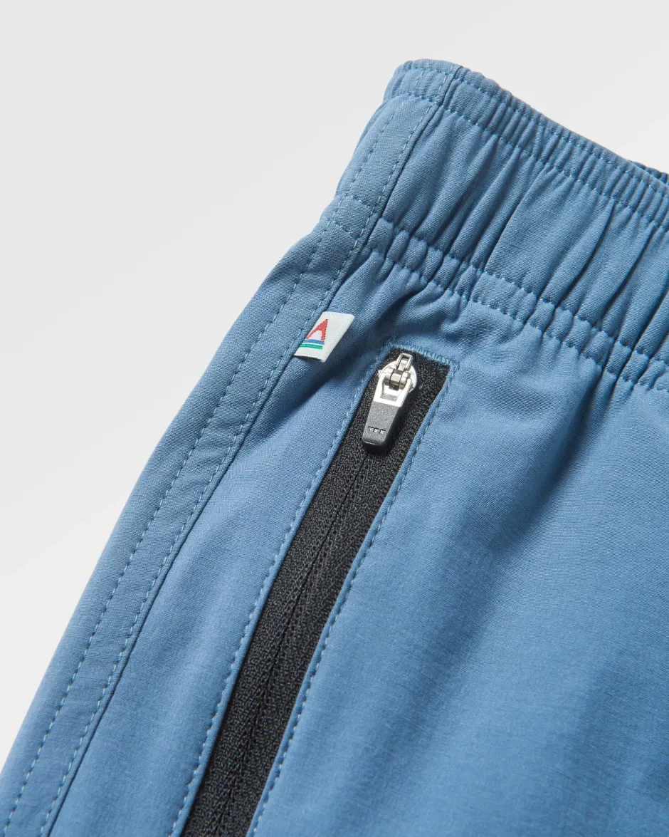 Shorts|Best Sellers>Floris van Bommel Traveller Organic Cotton All Purpose Short Stone Blue