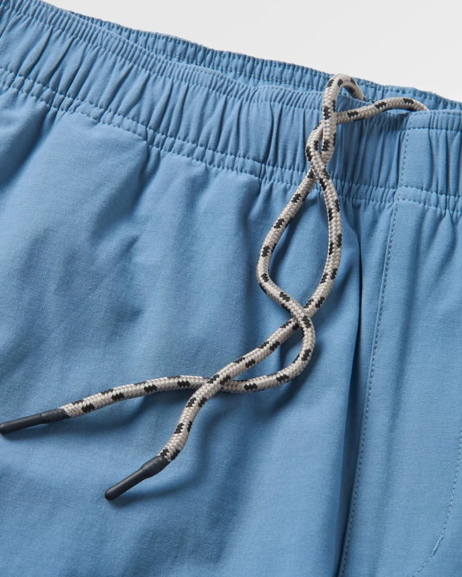 Shorts|Best Sellers>Floris van Bommel Traveller Organic Cotton All Purpose Short Stone Blue