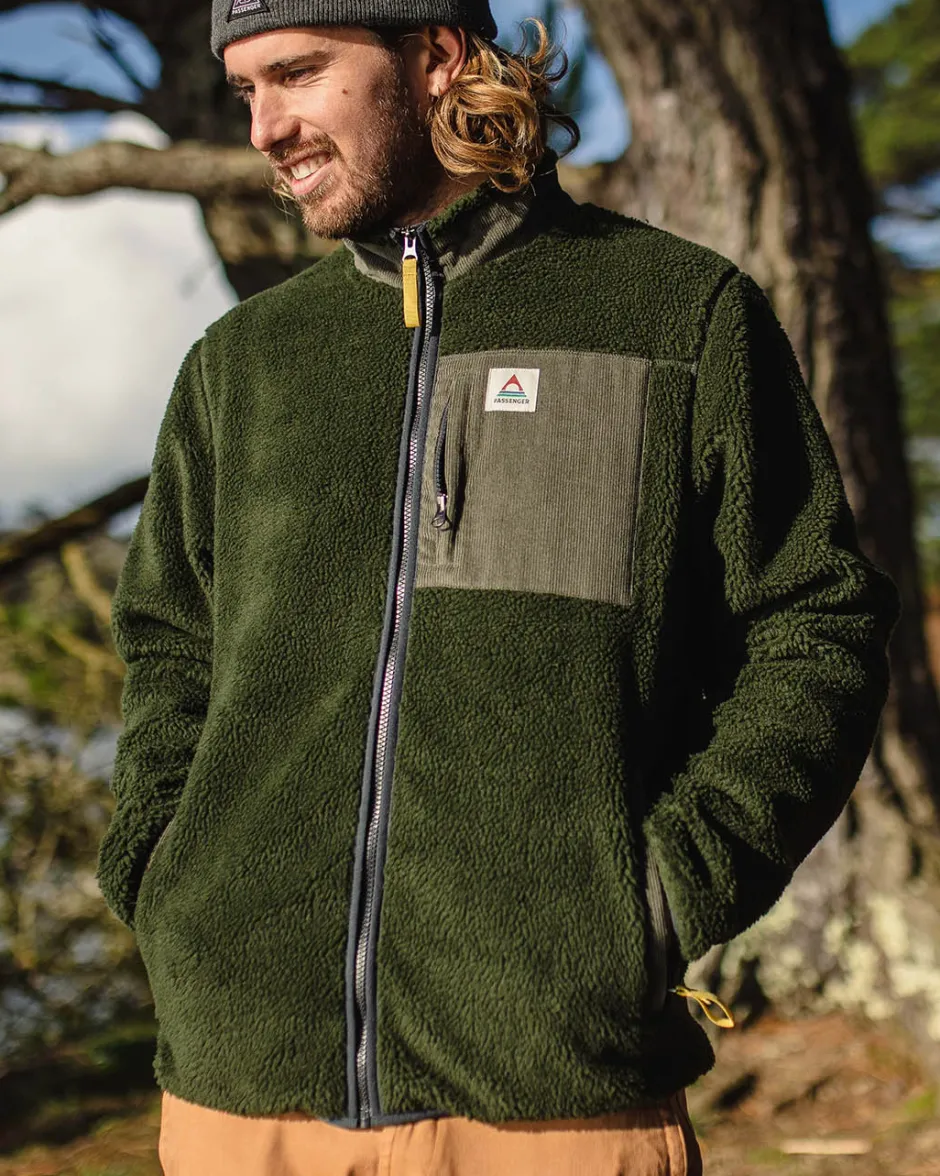 Fleece|Fleece>Passenger Trekker Recycled Deep-Pile Sherpa Fleece Fir Tree
