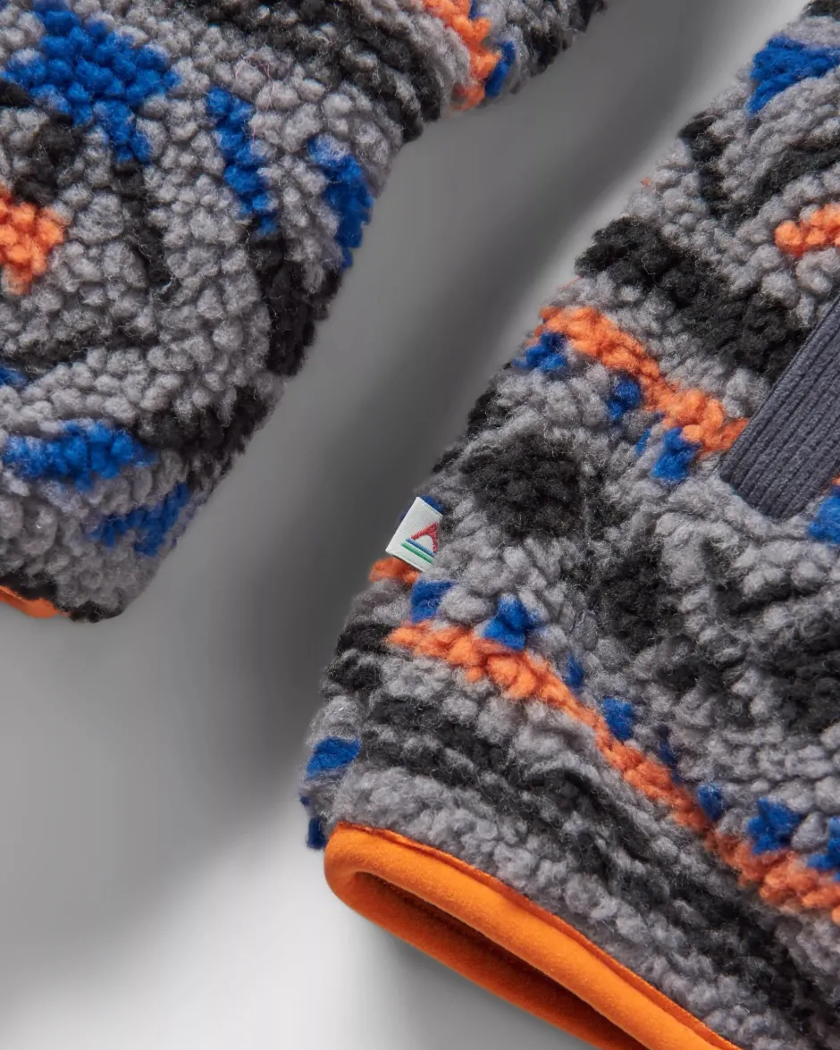 Fleece|Fleece>Passenger Trekker Recycled Deep-Pile Sherpa Fleece Nordic Geo Grey