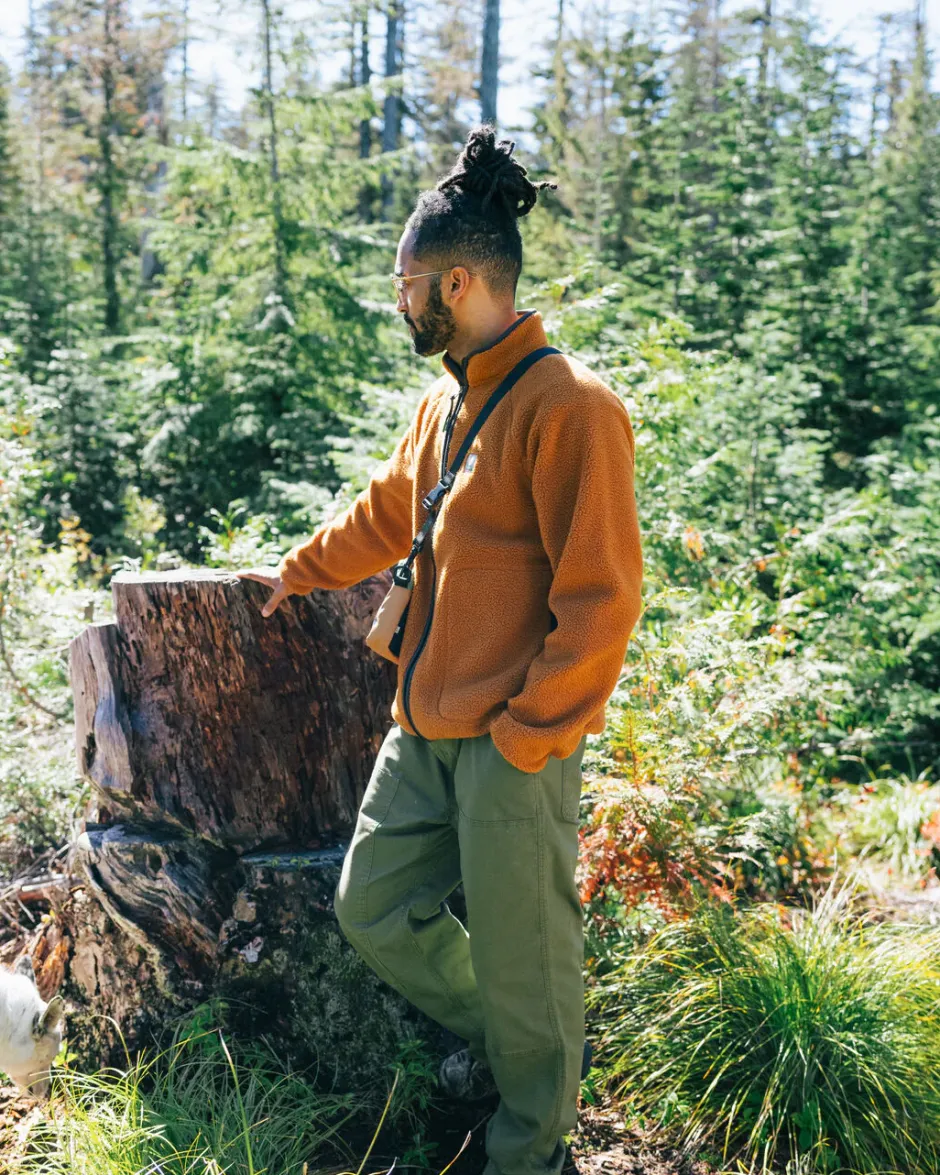 Fleece|Fleece>Passenger Tripper 2.0 Full Zip Recycled Sherpa Fleece Glazed Ginger