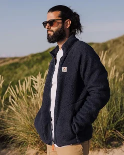Fleece|Fleece>Passenger Tripper Full Zip Sherpa Fleece Navy