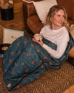 Accessories|Blankets>Passenger Twilight Recycled Sleeping Bag Mediterranean Map