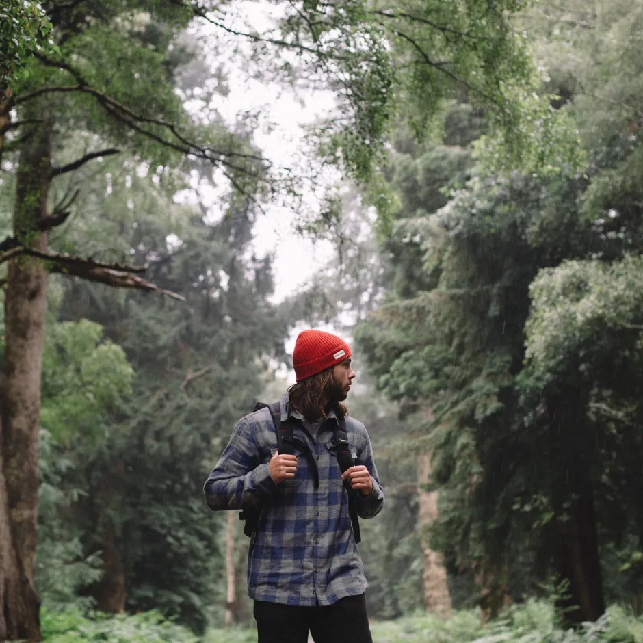 Shirts|Men's Outlet>Passenger Vacant Shirt Buffalo Check Slate Blue