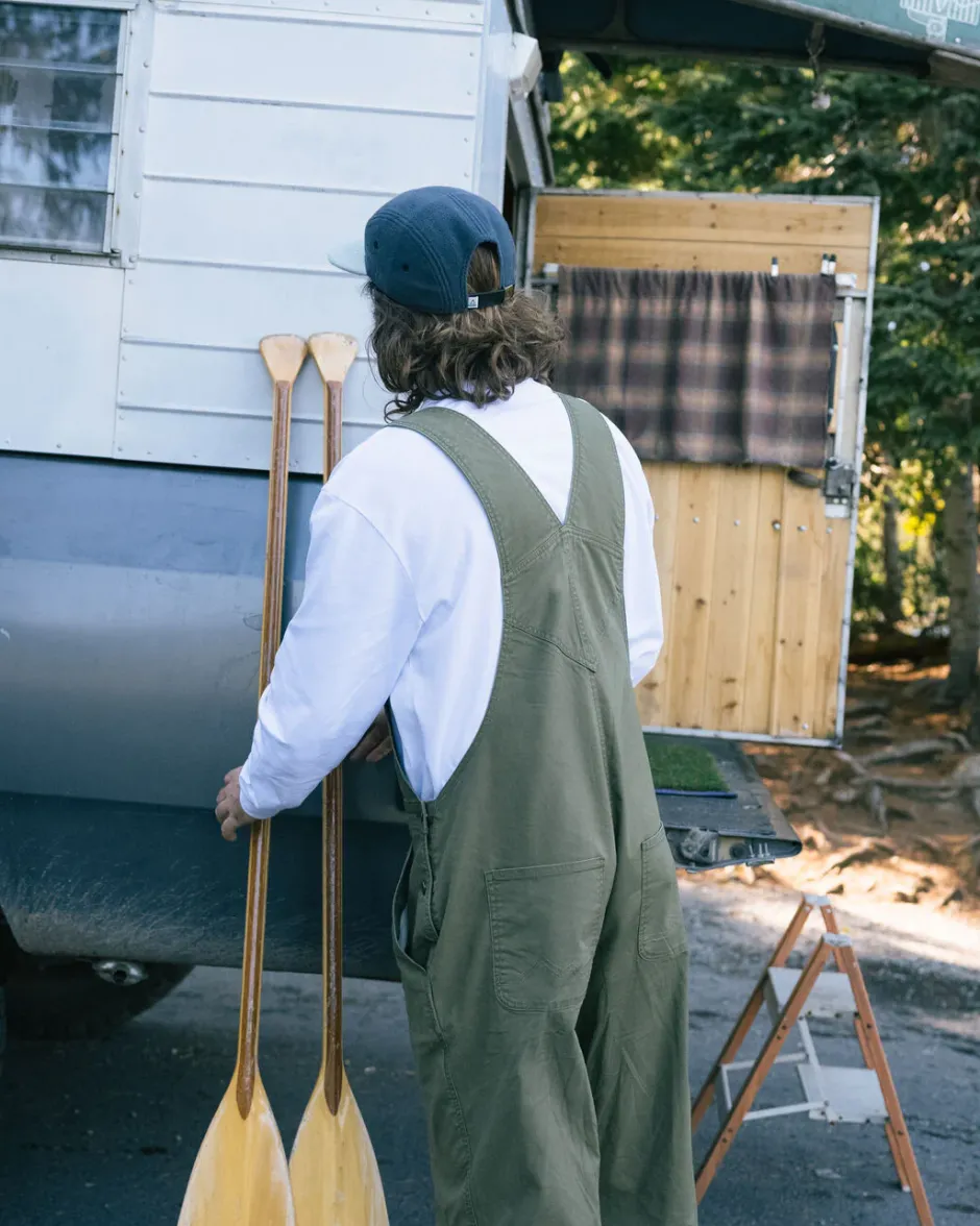 Accessories|Pants>Passenger Vantage Organic Dungaree Khaki