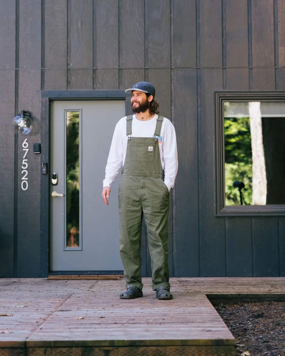 Accessories|Pants>Passenger Vantage Organic Dungaree Khaki